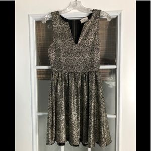 Gold sparkle dress